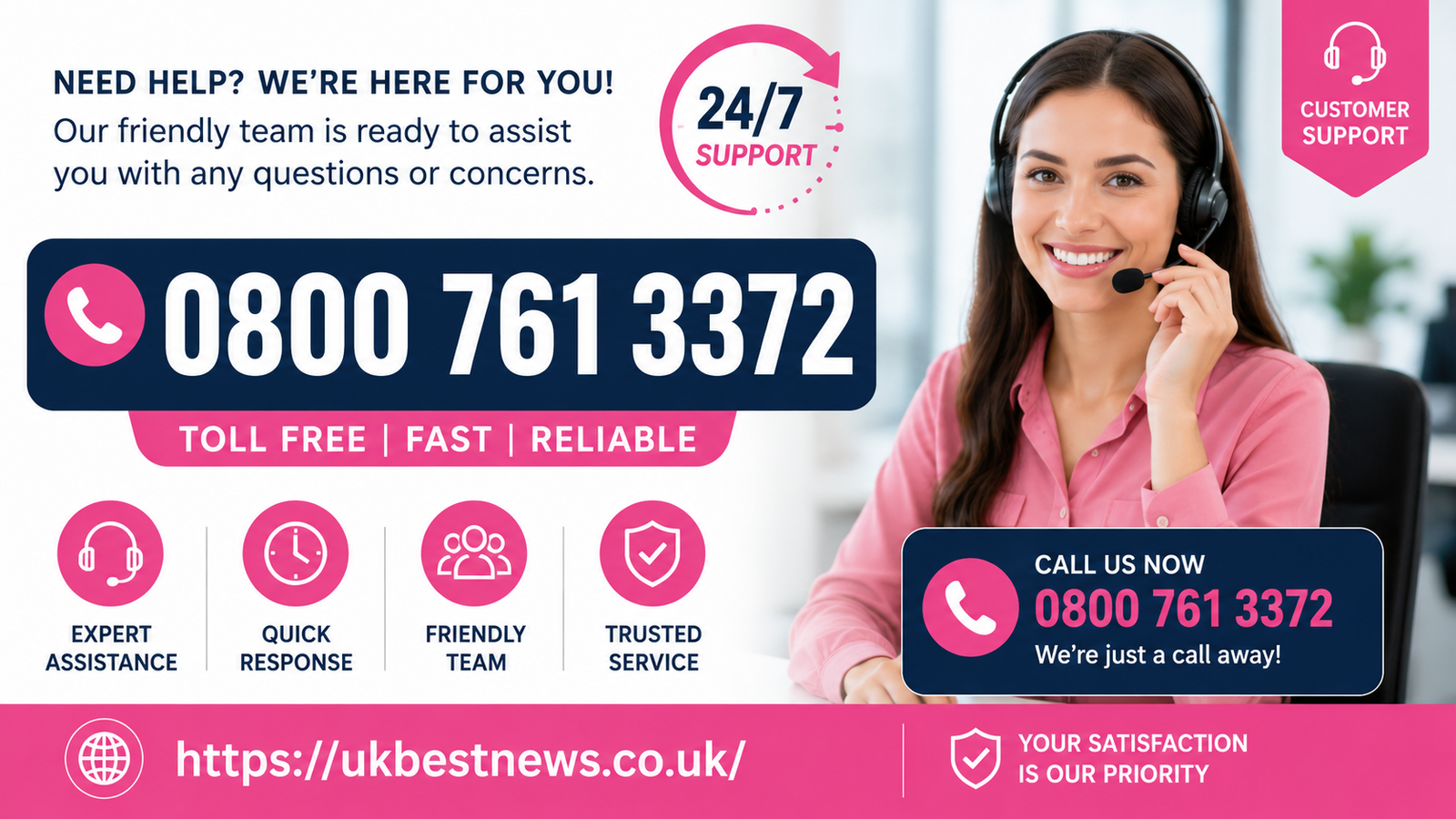 0800 761 3372