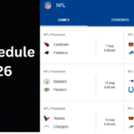 nfl schedule 2026