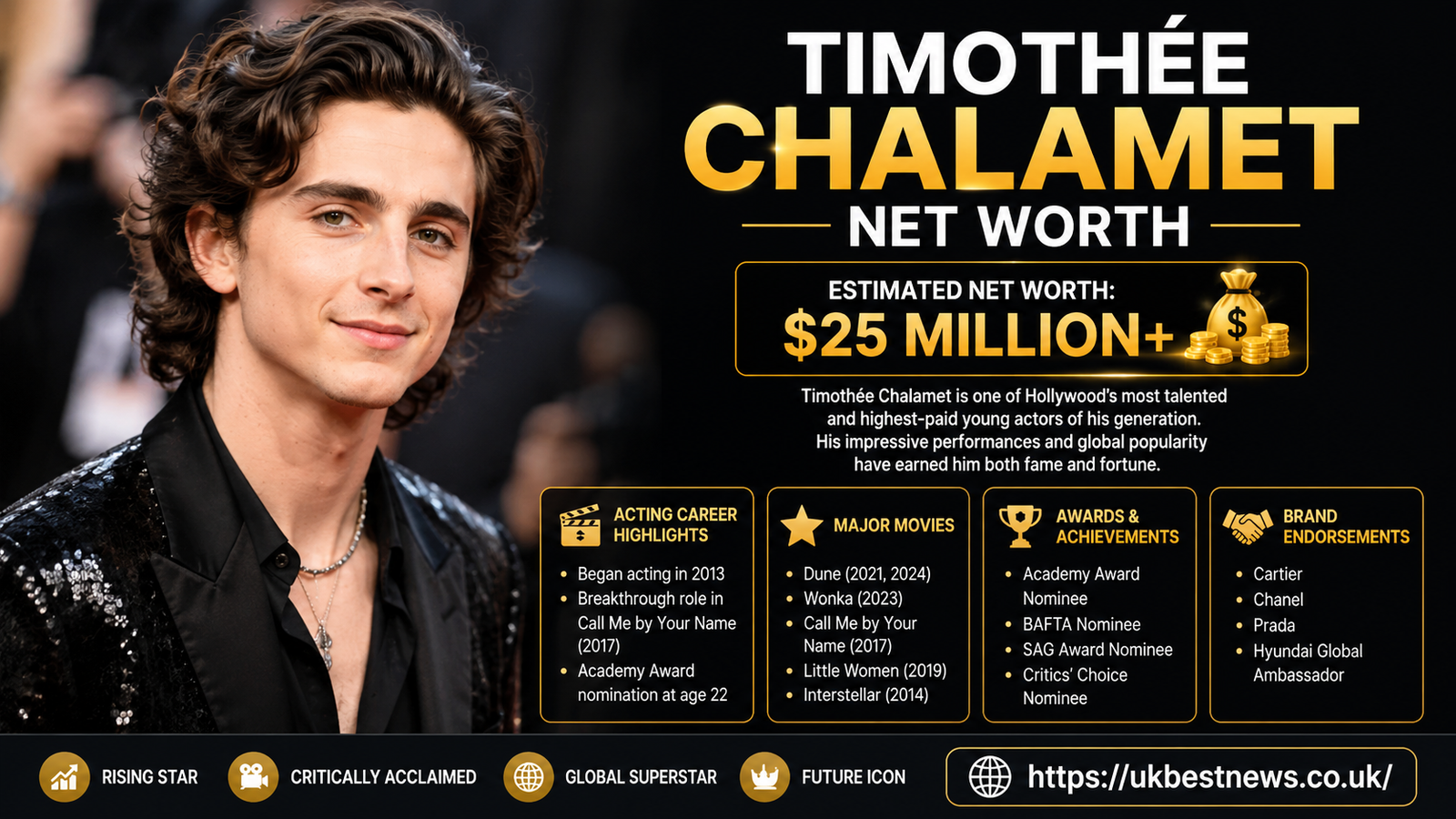 timothee chalamet net worth