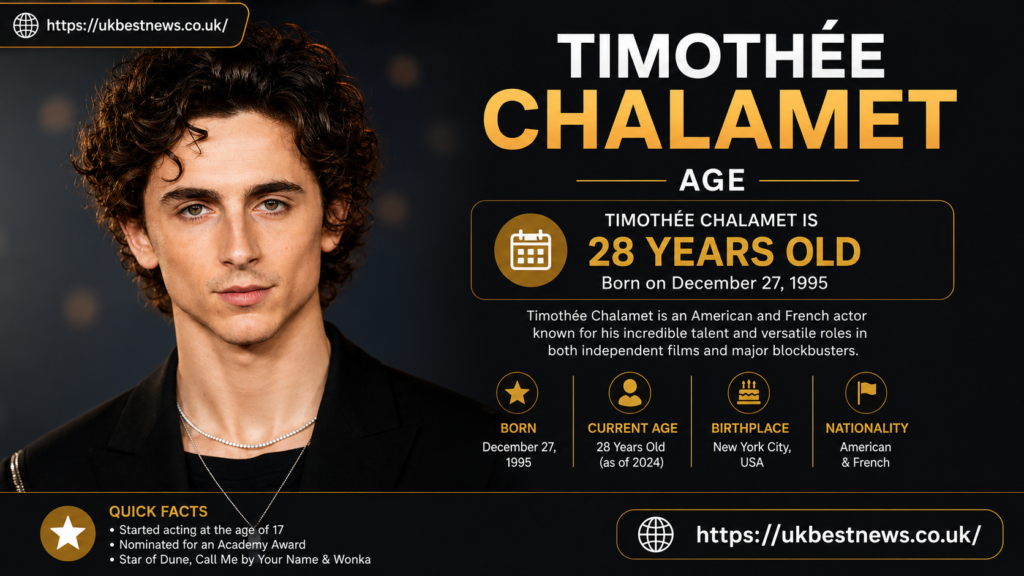 timothee chalamet age