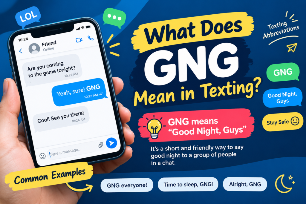 What Does GNG Mean in Texting